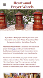 Mobile Screenshot of heartwoodprayerwheels.com